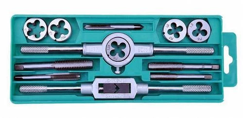 12pc M6 M12 Tap Die Set Box