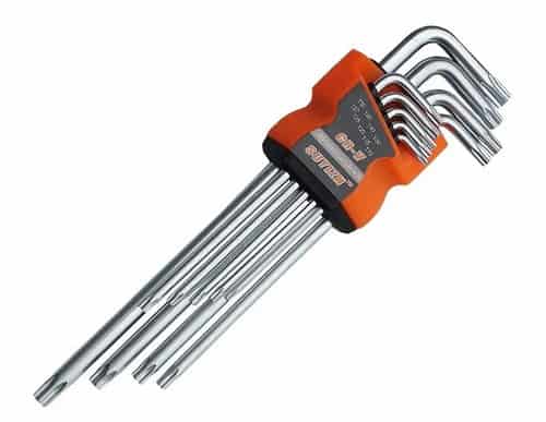 AASONS 9pc T10 -T50 Torx Key Set