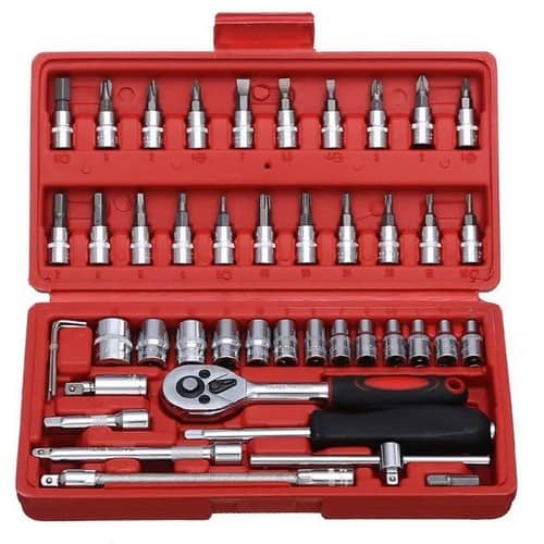 Afflatus 1/4" 46pc Socket Set