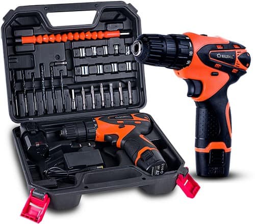 BuildSkill 10mm 2B Cordless Drill with Accessories
