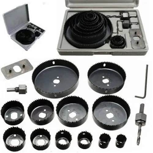 Generic (19-127mm) 16pc Wood Hole Saw Kit