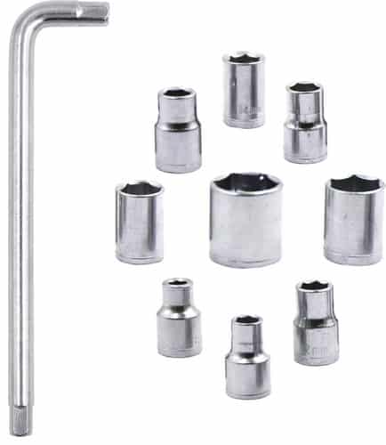 Hillgrove 1/2" 10pc Socket Set