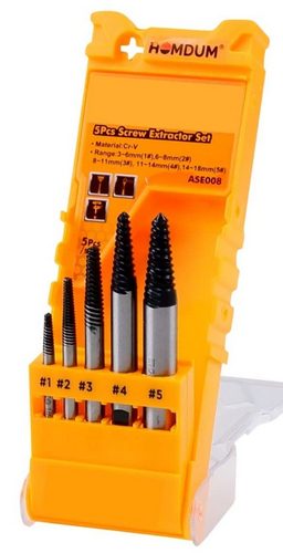 Ingco 5pc Screw Extractor Kit
