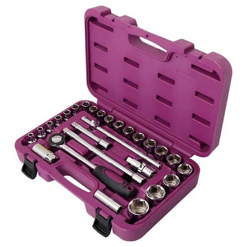 JK Super Drive SD7800525 1/2" Socket Set