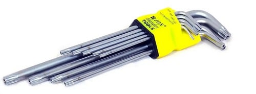 Jon Bhandari 9pc T10 -T50 Torx Key Set