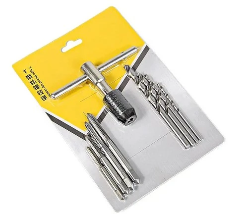 Mini Hand Tap M3 M6 with Drill Bit