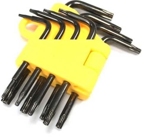 PagKis Rder 608 Mini T5-T20 8pc Torx Key Set