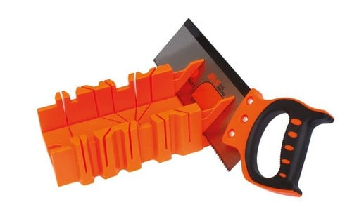 Pumpkin Miter Box + Saw