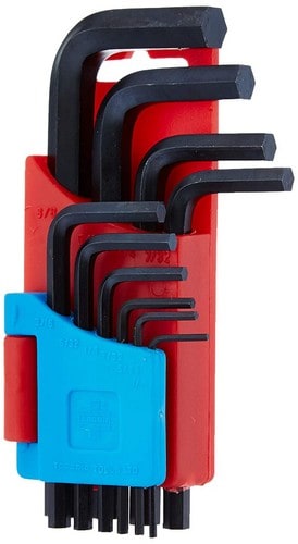 Taparia KHI-10V Inch (Imperial) 10pc Allen Key Set