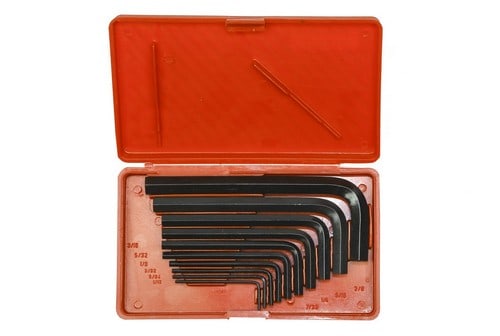 Taparia KI10V Inch (Imperial) 10pc Allen Key Set